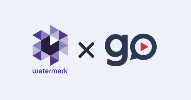 Watermark and GoReact logos