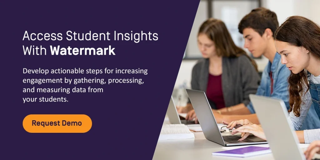 access student insights with watermark - request demo