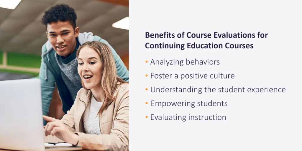 Benefits of Course Evaluations for Continuing Education Courses