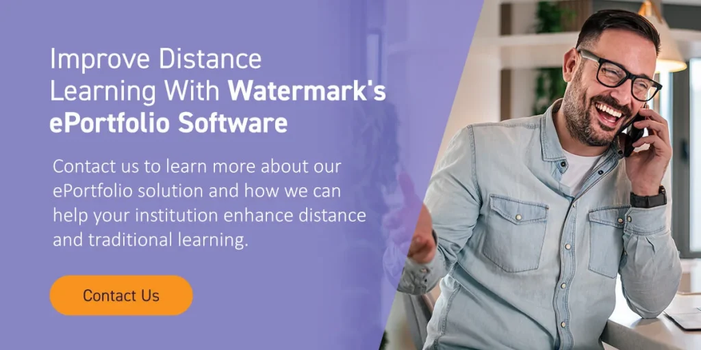 Improve Distance Learning With Watermark's ePortfolio Software