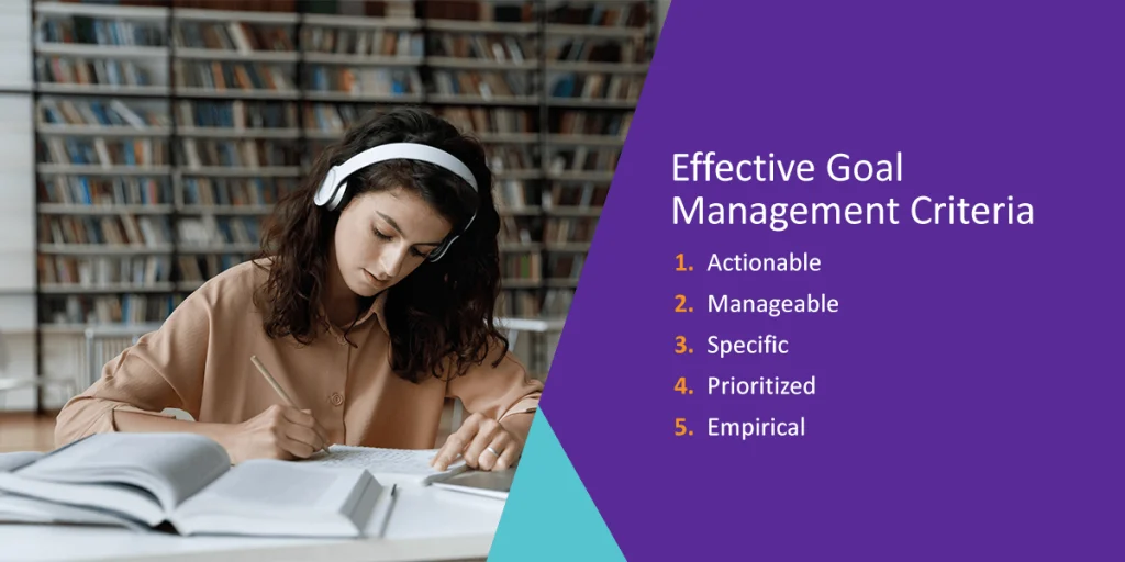 Effective Goal Management Criteria