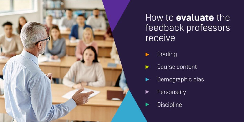 How to evaluate the feedback professors receive