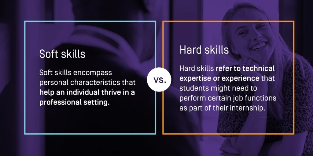 Soft skills vs. hard skills