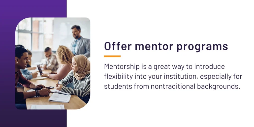 Offer mentor programs