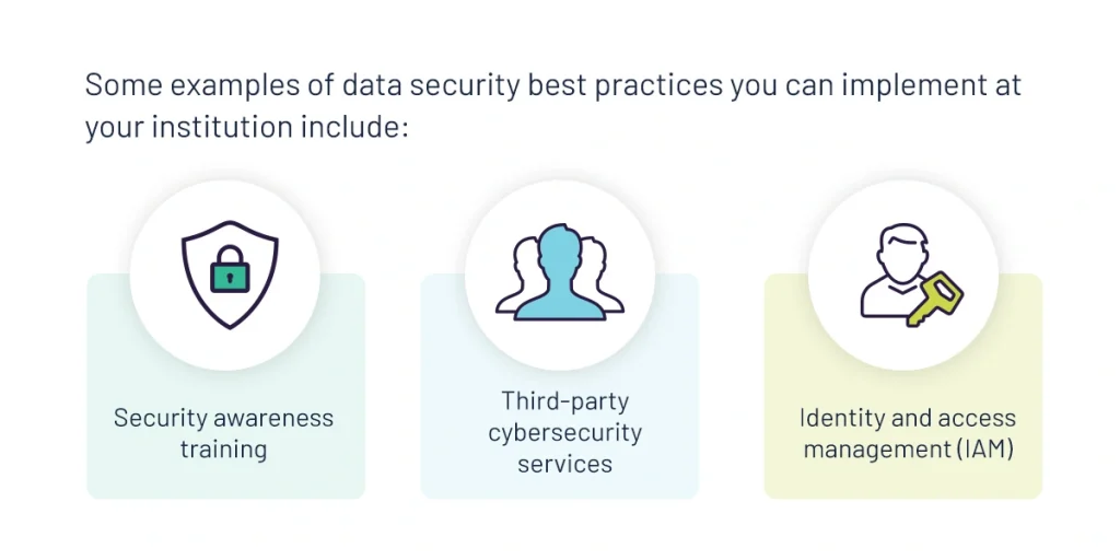 Follow data security best practices