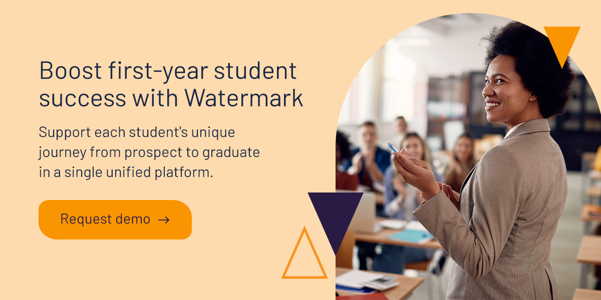 Boost first-year student success with Watermark