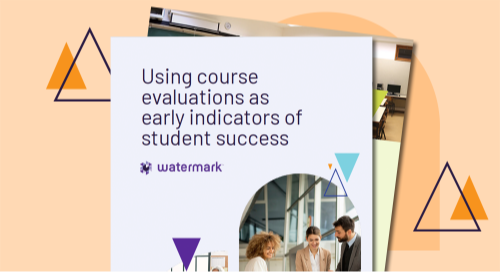 Using course evaluations as early indicators of student success