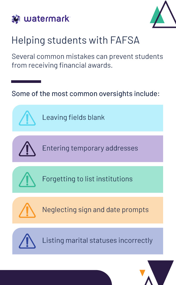 Helping students with FAFSA: Tips and common mistakes