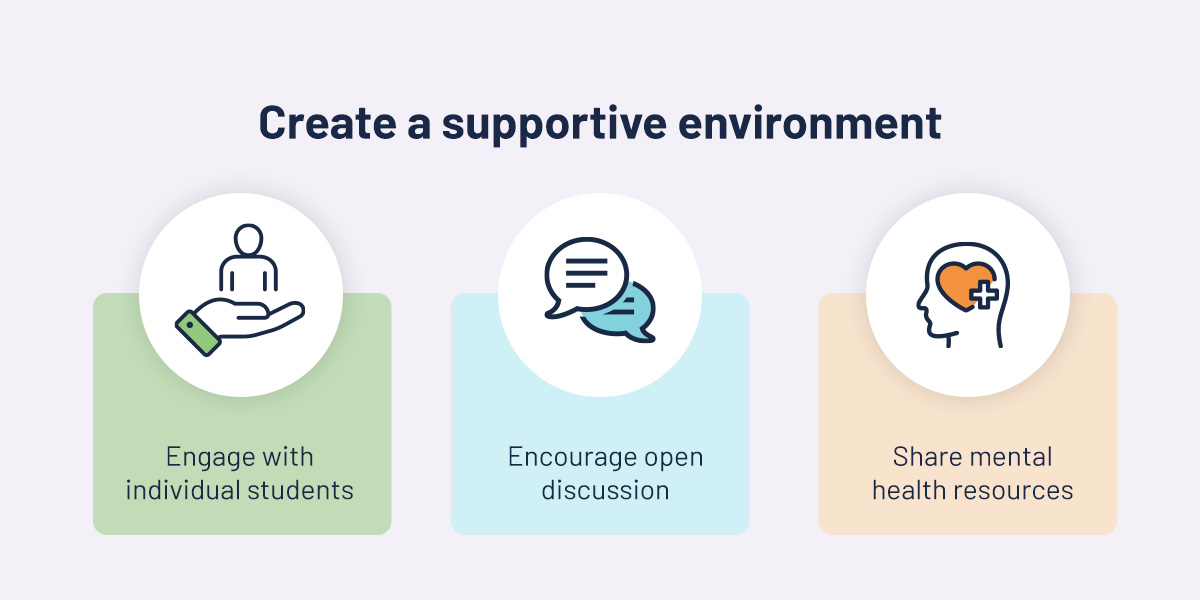 Create a supportive environment