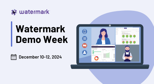 Watermark Demo Week: December 10-12