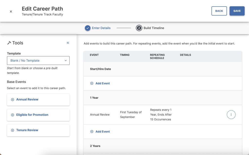 FS Faculty Career Pathways - Edit Career Path