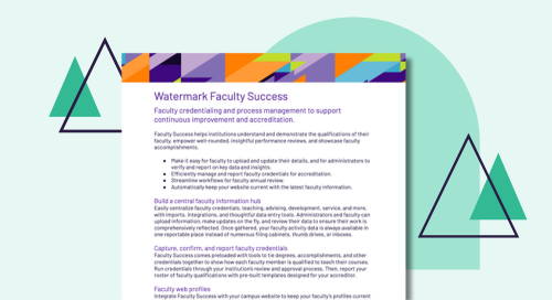 Faculty Success Flyer