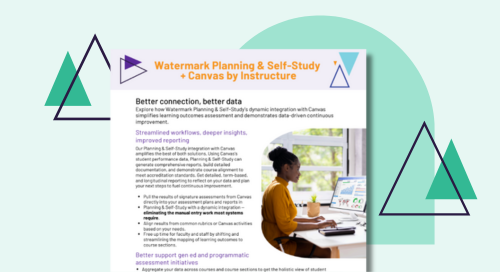 Watermark Planning & Self-Study + Canvas Flyer